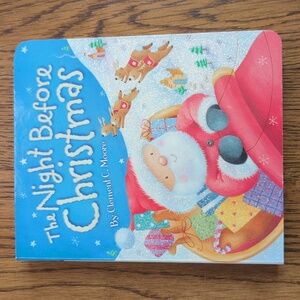 The Night Before Christmas By Clement C. Moore Board Book Children's Book